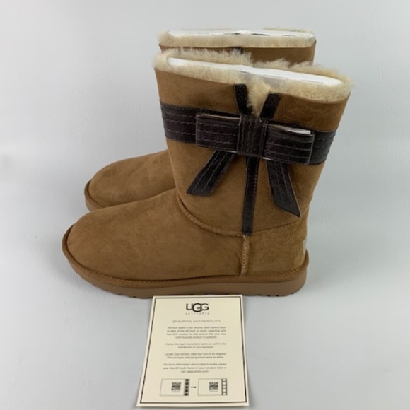 UGG Shoes - UGG Australia Women's Josette Chestnut Chesnut Bow